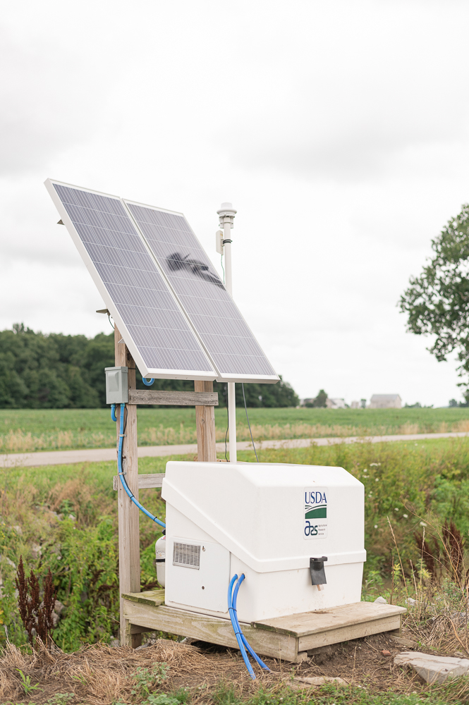 Stateler Farms solar powered machinery solar panel